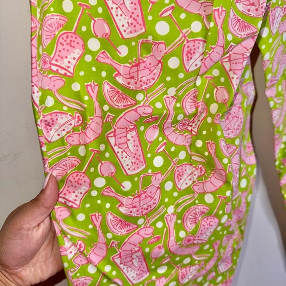 Lilly Pulitzer Shrimp Cocktail Capris Cropped Pants - Picture 4 of 8